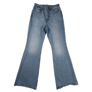 Levis Premium 70s High Flare Jeans Light Wash Blue Denim 28 X‎ 32 A0899-0015